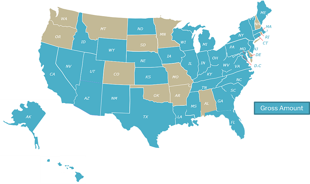 Economic Nexus Thresholds Gross Receipts Or Taxable Sales 